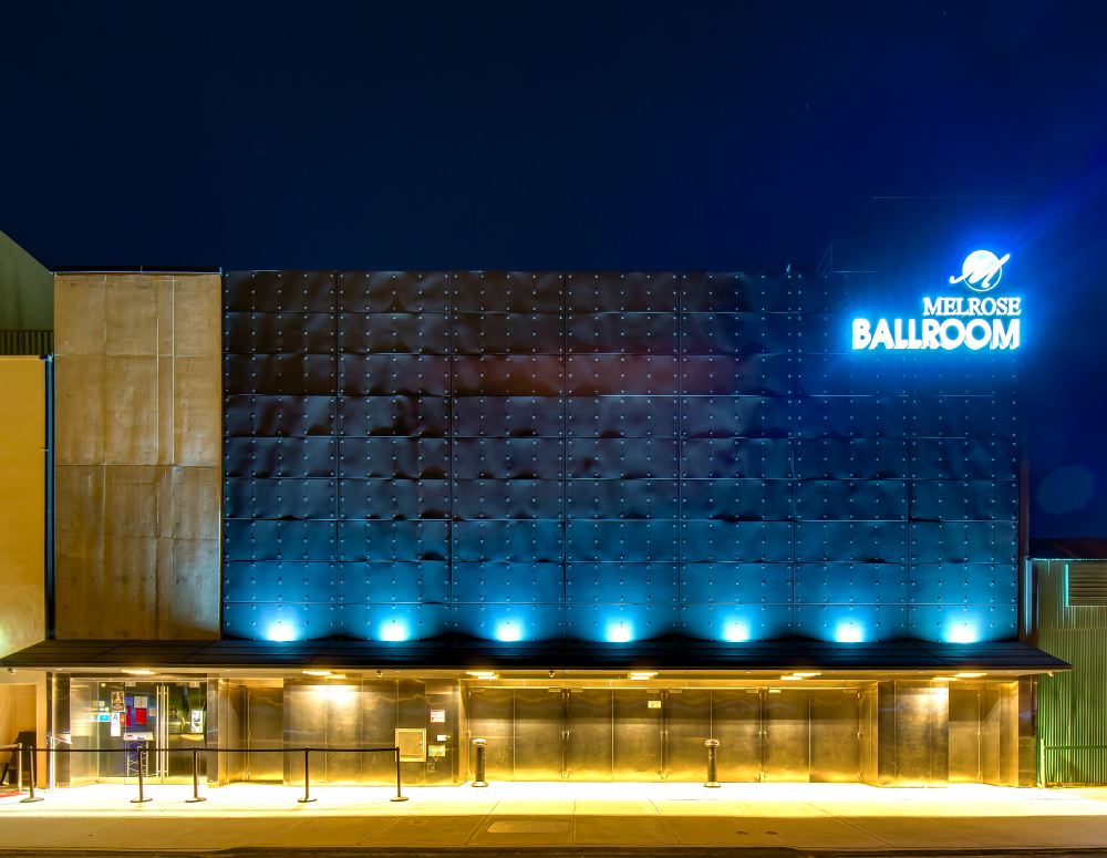 Image of the Front of Melrose Ballroom Building Entrance